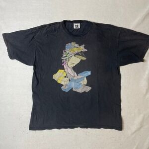 Upper Playground XL T Shirt Mens Graphic Print Sneakers Streetwear‎ Top